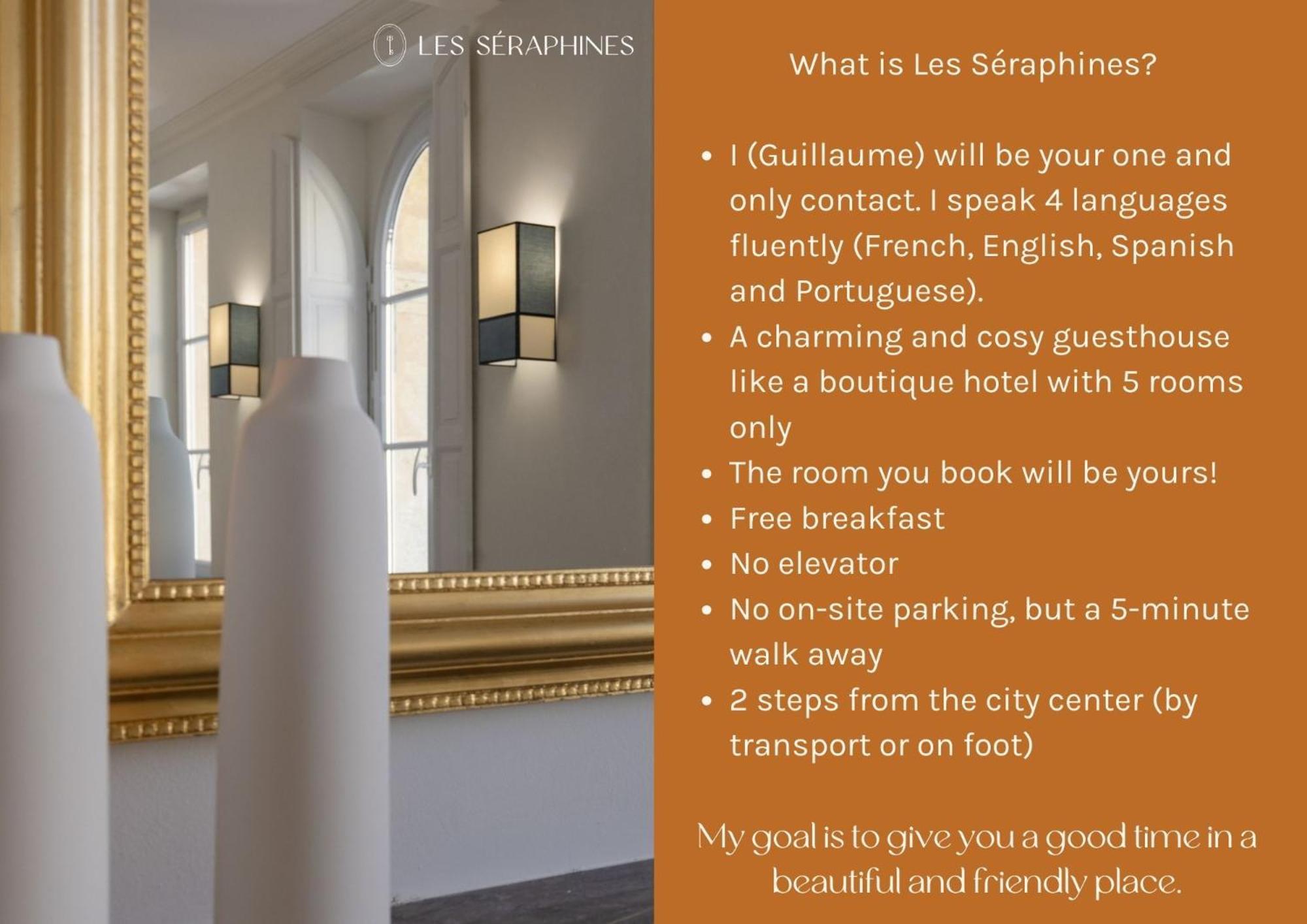 Les Seraphines - Chambres D'Hotes - Guests House Бордо Екстериор снимка
