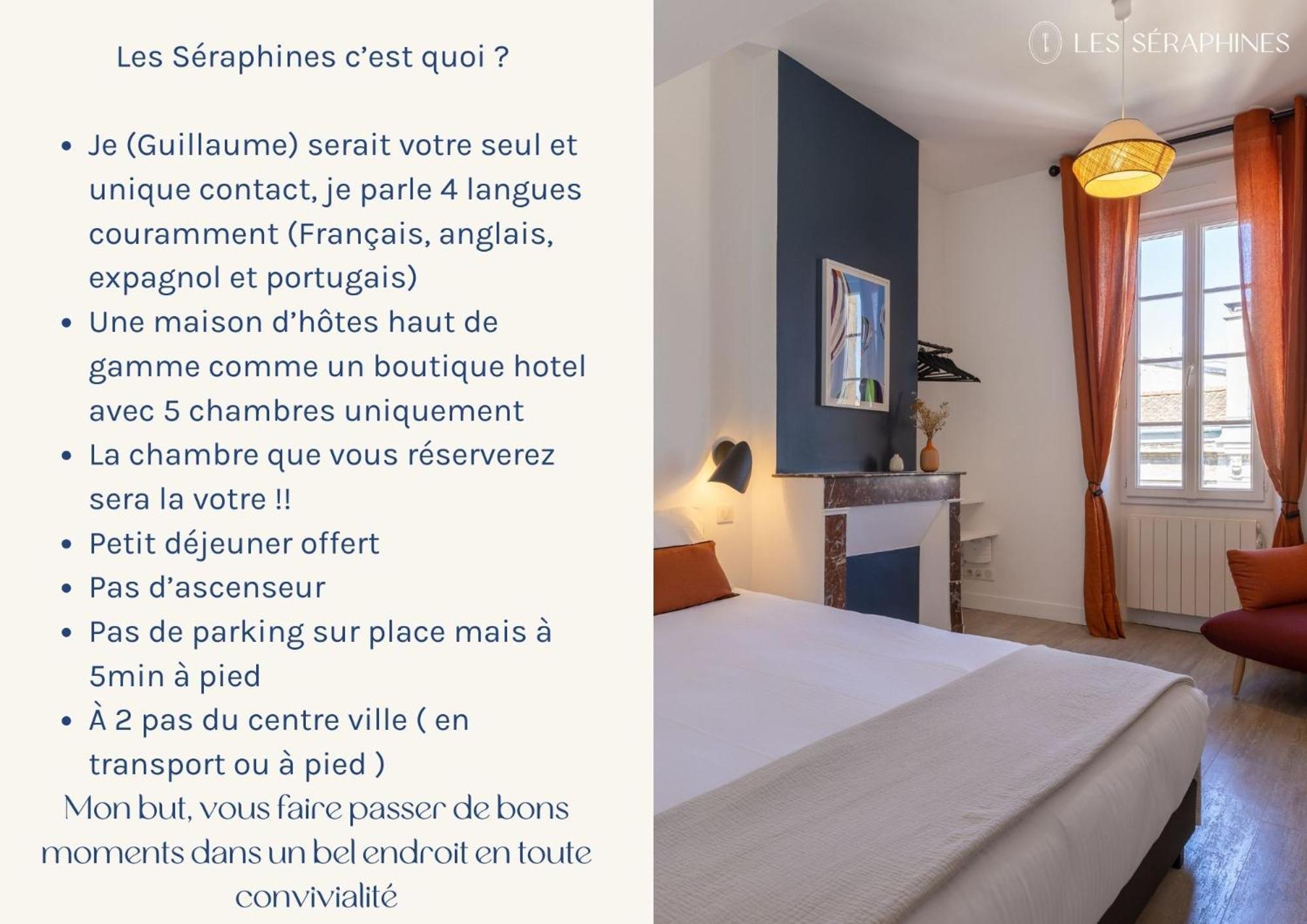 Les Seraphines - Chambres D'Hotes - Guests House Бордо Екстериор снимка